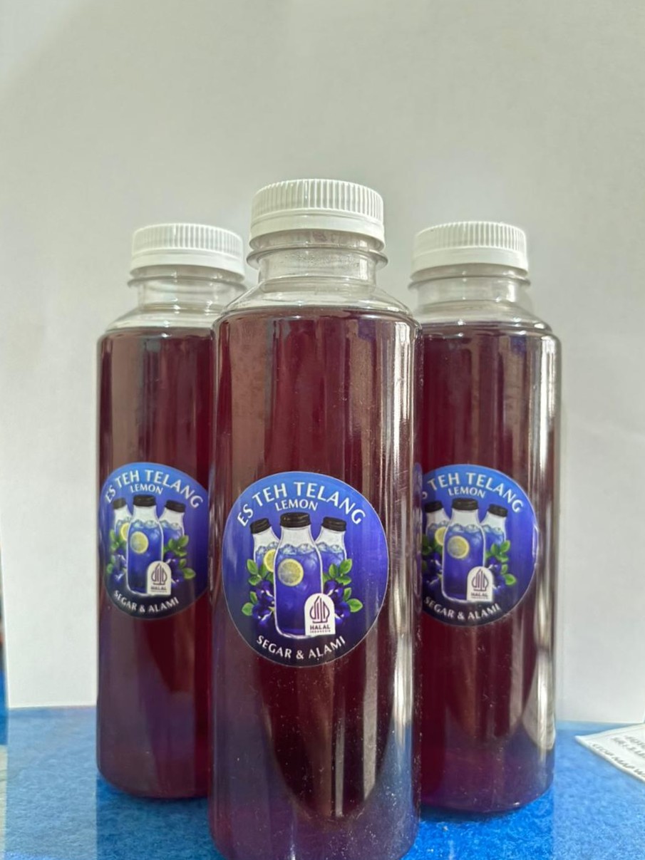 Es Teh Telang Lemon